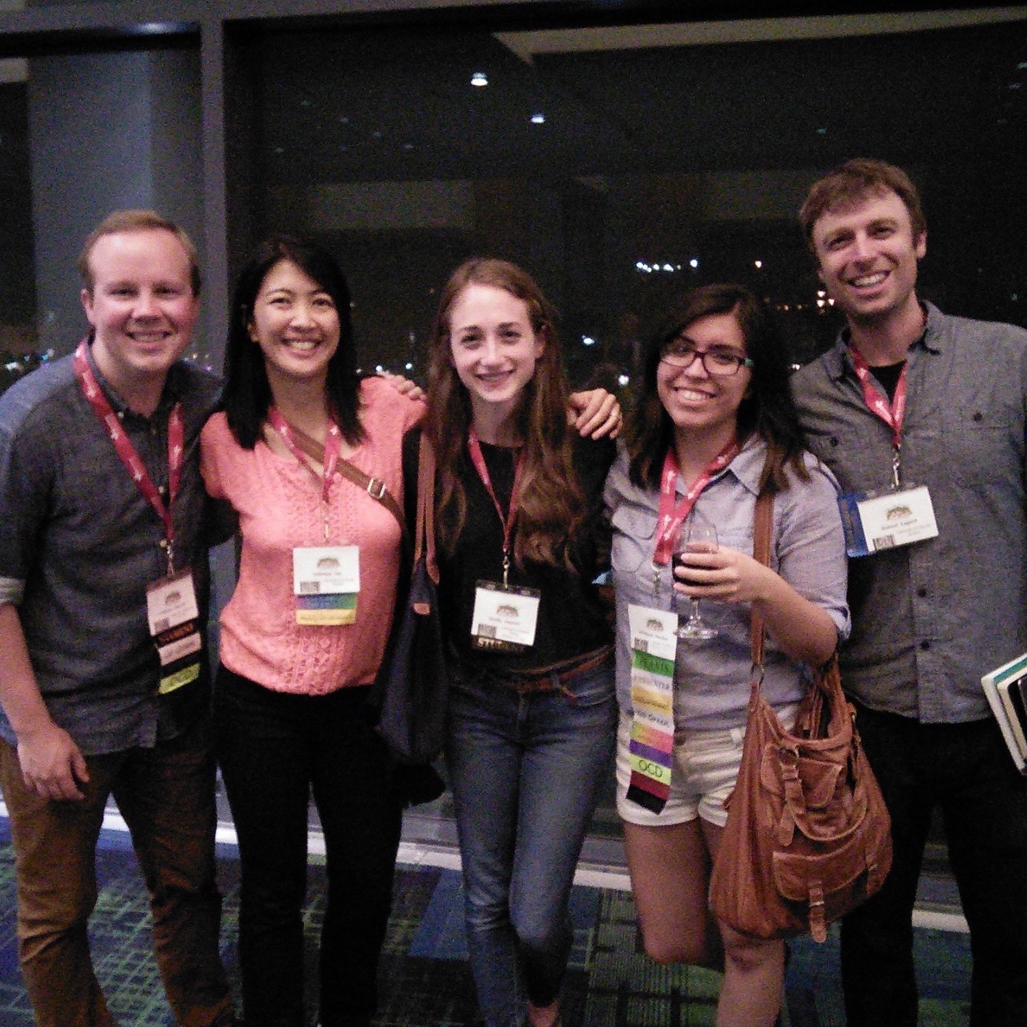 Group photo of William Weaver, Julienne Ng, Shelly Gaynor, Vivianna Sanchez, and Rob Laport.