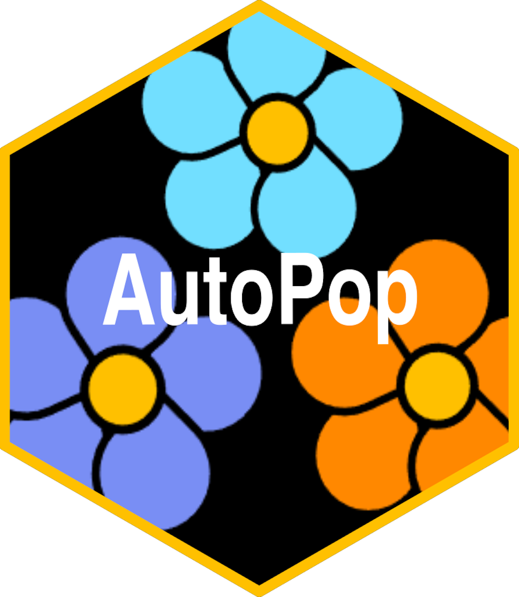 AutoPop hex sticker